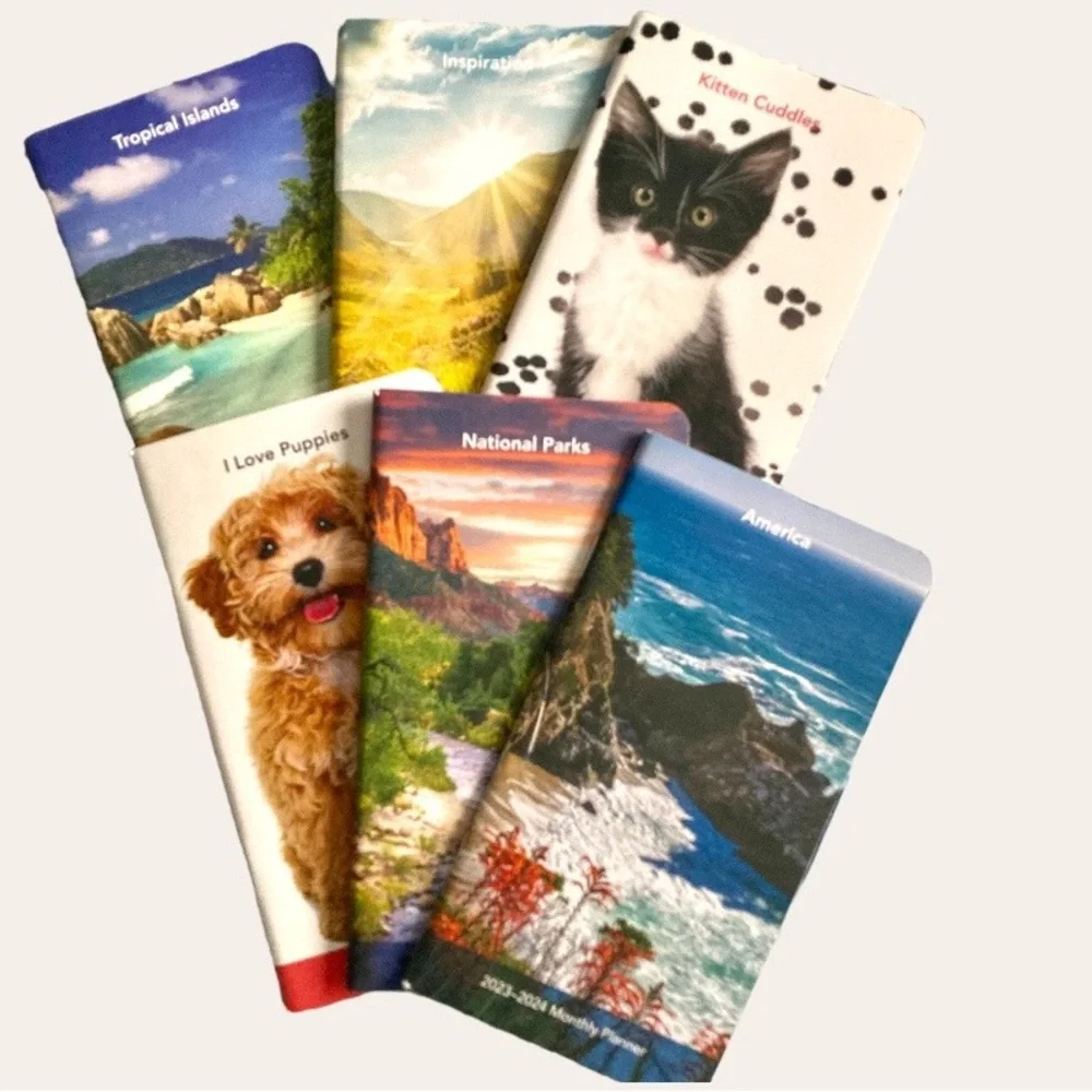 2024 Mini Planner “Tropical” View the whole month at a time. Two Full Years!